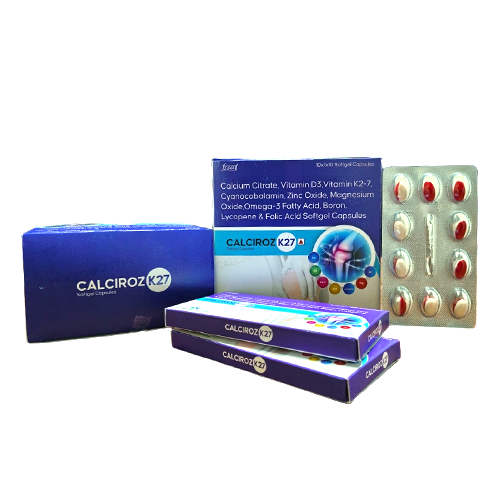 Calciroz K27 - Softgel Capsules Product by Trunep Healthcare