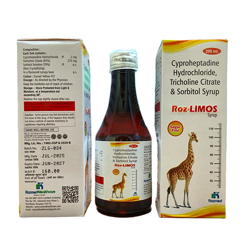 Roz-Limos syrup - Syrups Product by Trunep Healthcare