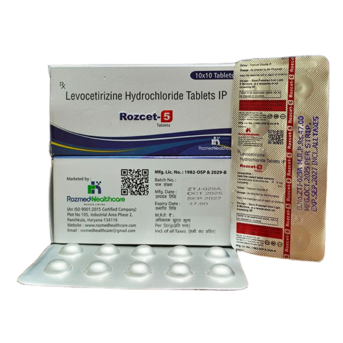 Rozcet-5 - Tablets Product by Trunep Healthcare